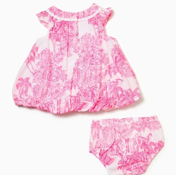BABY PALOMA BUBBLE DRESS, MULTI LILLY GARDEN main image 1